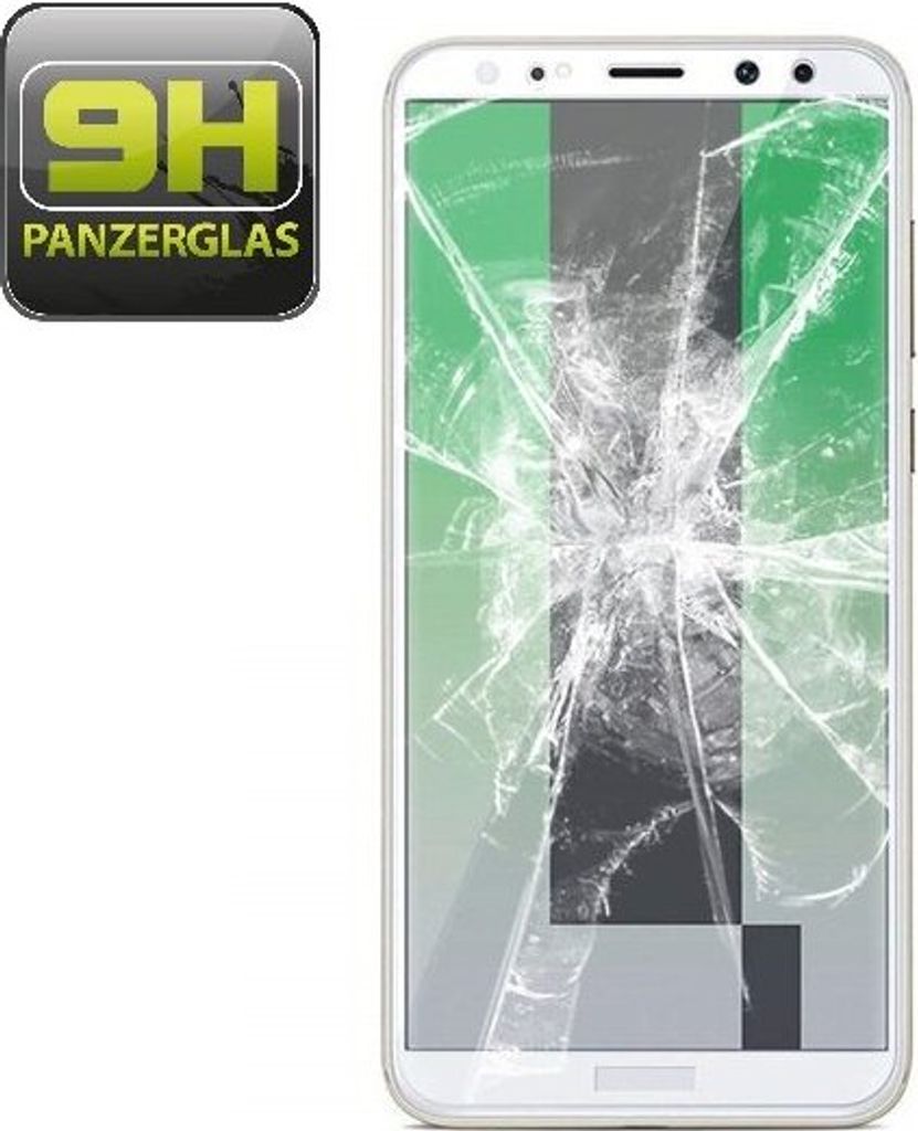 2x 9H Hartglas für Huawei Mate 10 Lite FULL COVER Panzerfolie Displayschutz WS Klar Panzerglas Schutzglas Schutzfolie