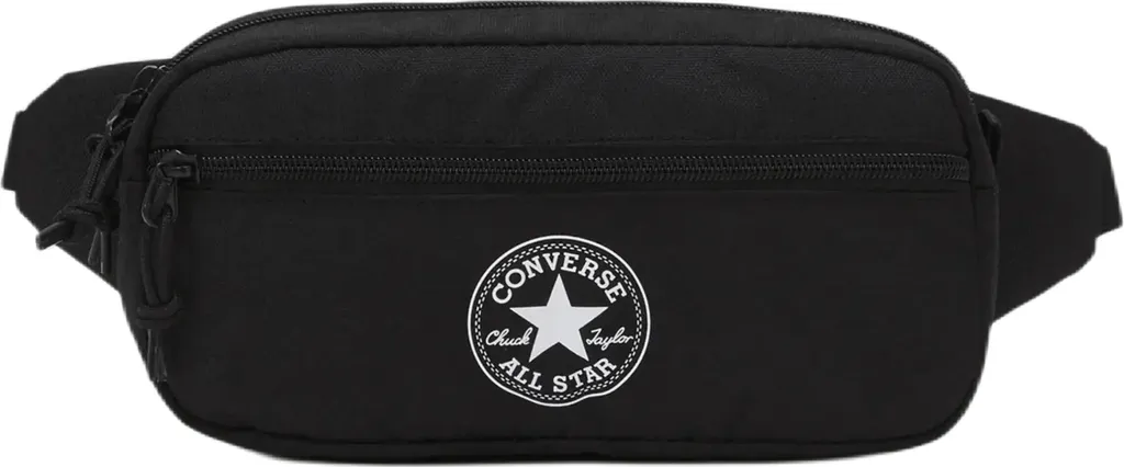 Converse Sac à Bandoulière Crossbag Noir avec Grande Sangle Ajustable