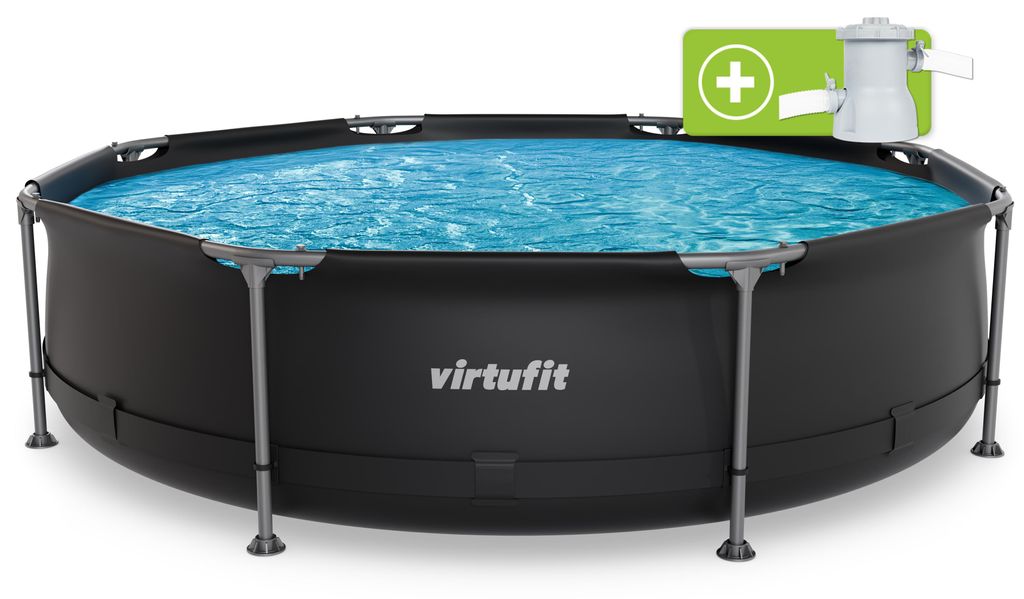 Piscina rotonda VirtuFit – 305 cm – con pompa di filtraggio Immagine del prodotto 