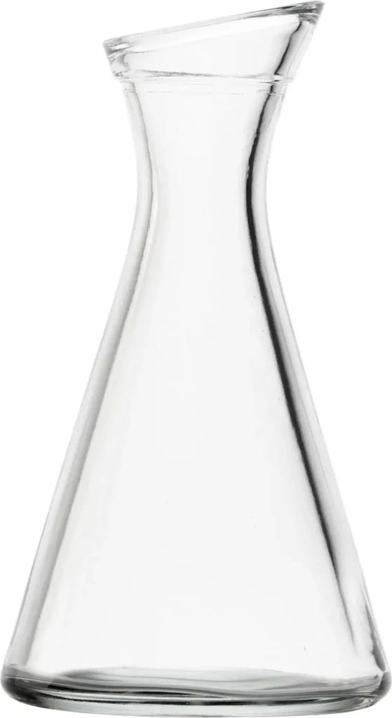 Wasserkaraffe, Glaskaraffe, Weinkaraffe - Pisa, 0,2L, Elegant & Vielseitig | Wasser, Wein, Limonade & mehr
