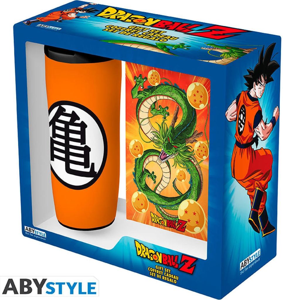 DRAGON BALL - Gift set Tasse Tumbler + Notebook