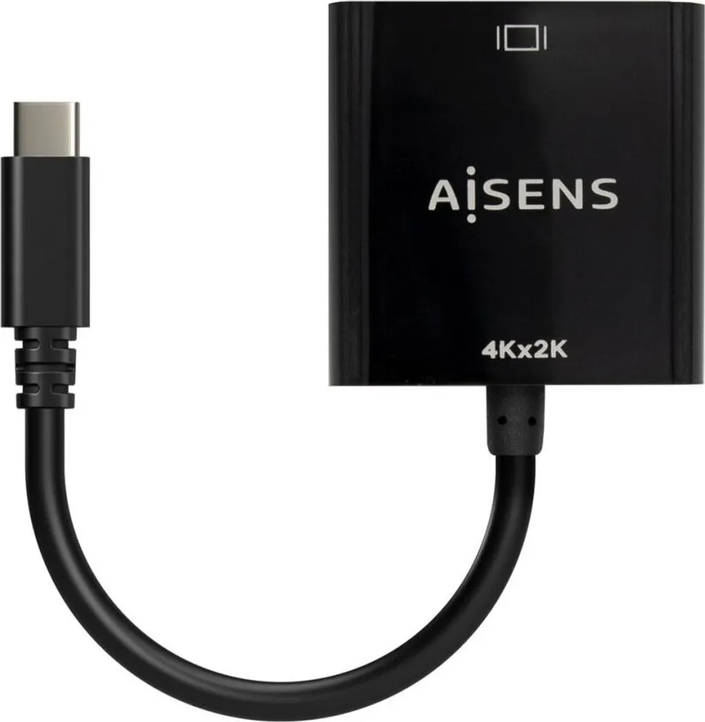 Adattatore HDMI per MacBook e Laptop USB-C | AISENS 4K 15cm Nero