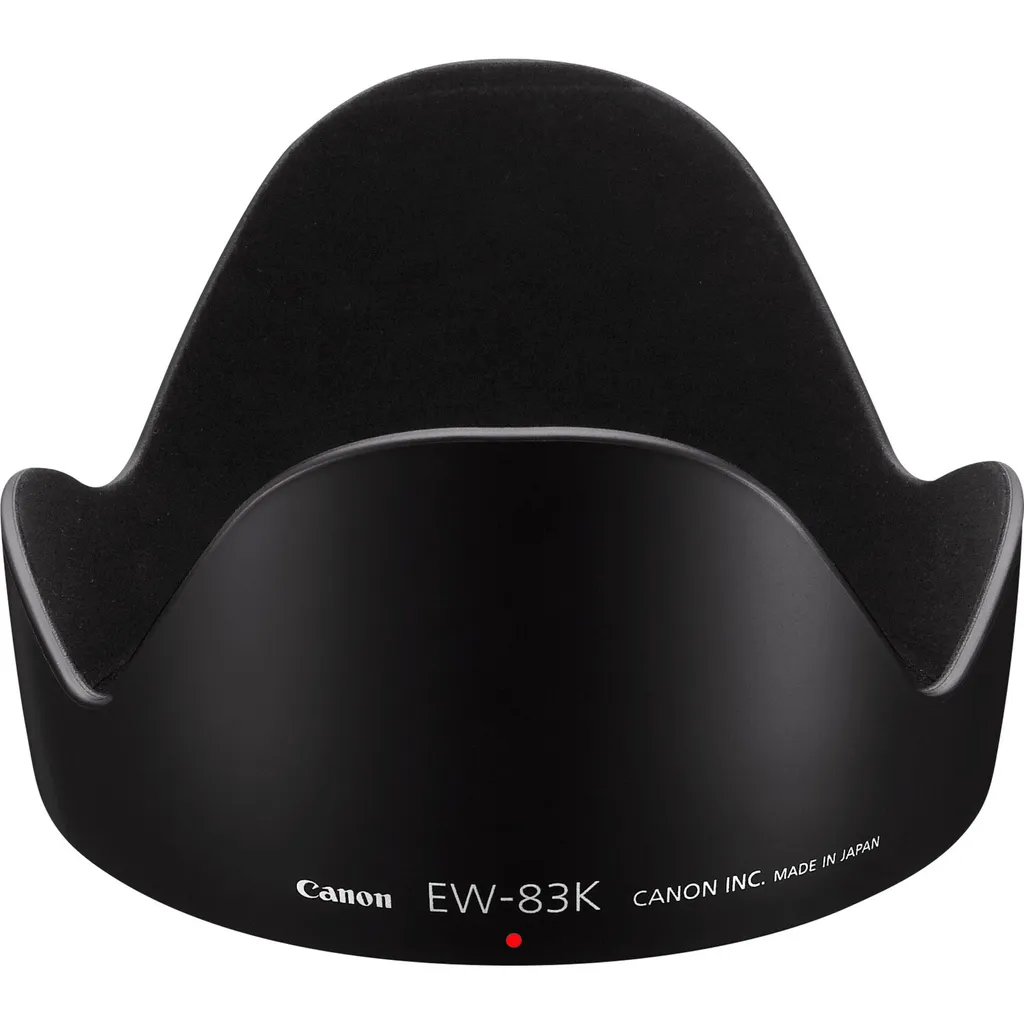 Pare-soleil d'Origine Canon EW-83K avec Revêtement Noir Mat Anti-Reflets