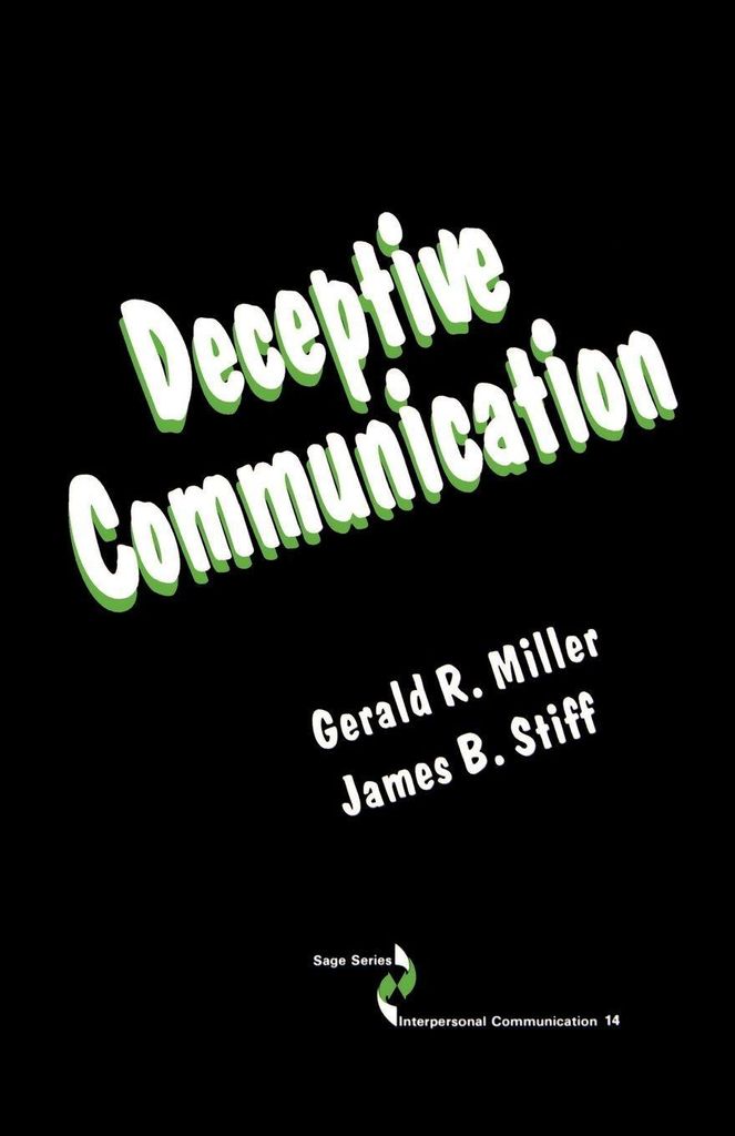 Deceptive Communication.by Miller, R. New .