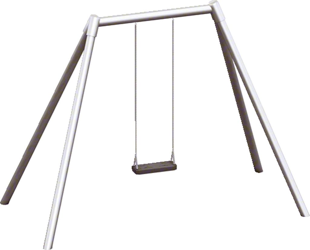 Playparc Einzelschaukel "Metall", Aufhängehöhe 200 cm