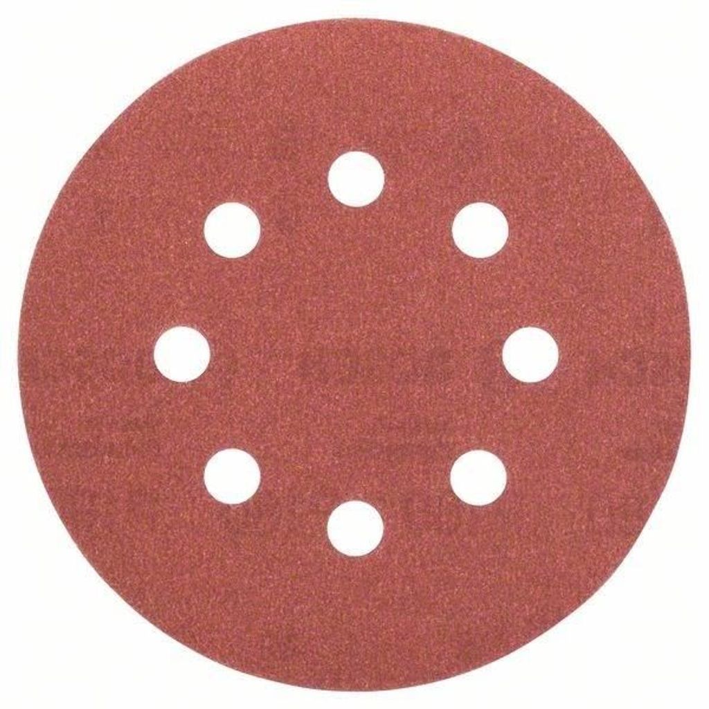 Bosch Exzenterschleifpapier mit Klett, gelocht Körnung 120 (Ø) 125 mm 2609256A26 5 St