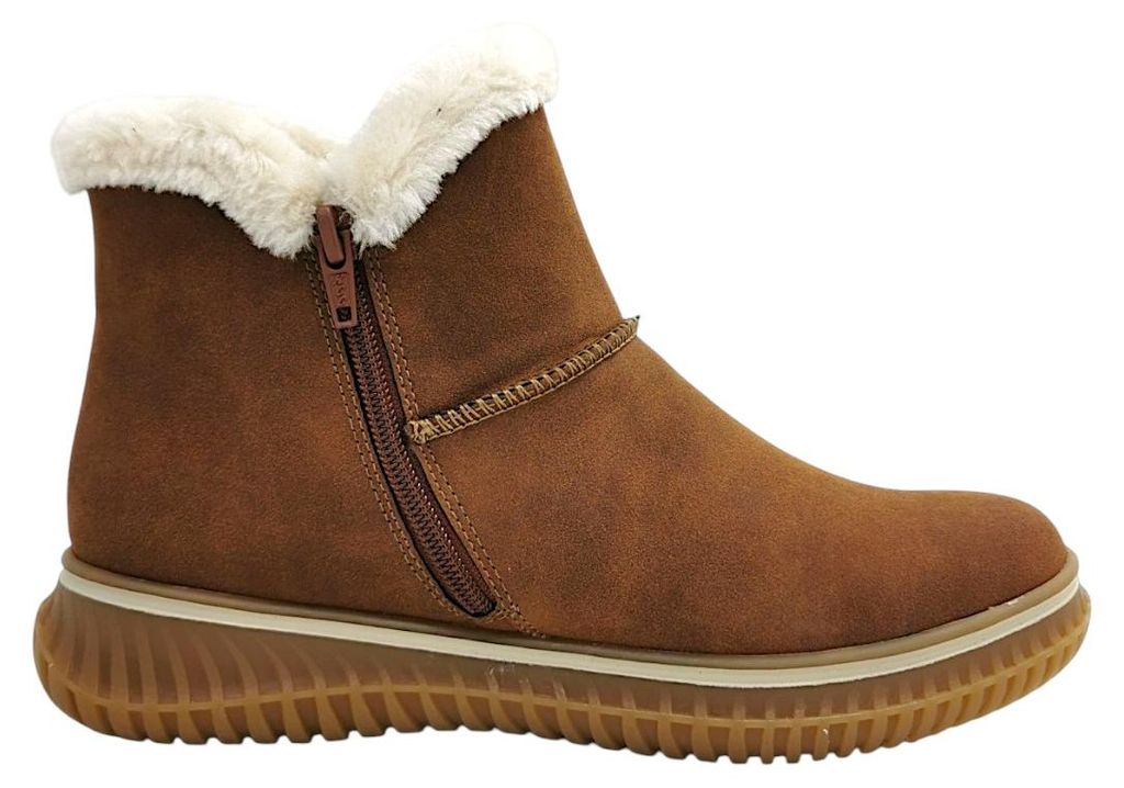Zapatos de mujer Rieker, botas, cremallera, color marrón, Imagen del producto 