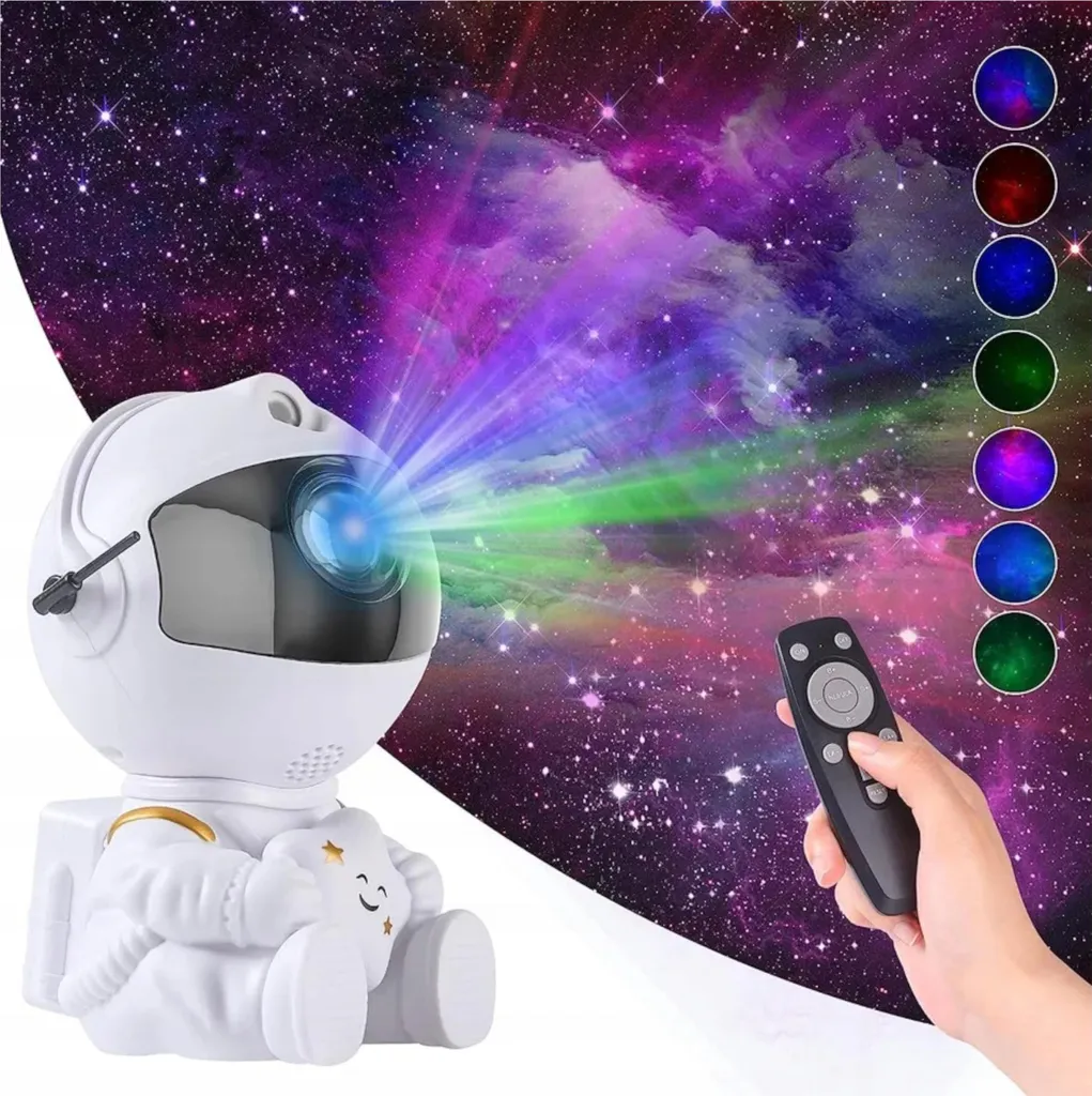 Projecteur de Galaxie Astronaute avec Télécommande et Lampe LED USB - 7