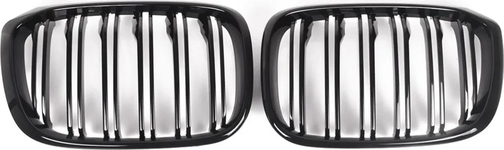 Grille de Calandre Noir Brillant pour BMW X4 G02 Modèles 2018 à 2024