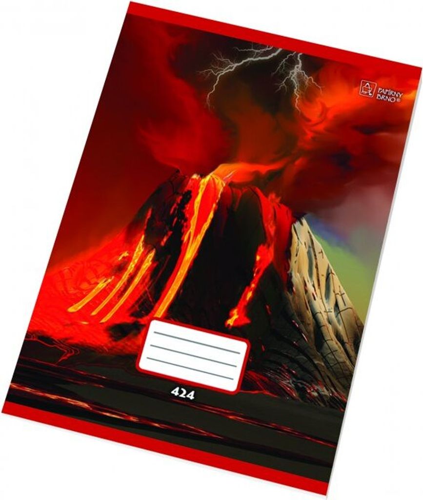 Sešit A4 424 Papírny Brno Premium, linkovaný, 20 listů