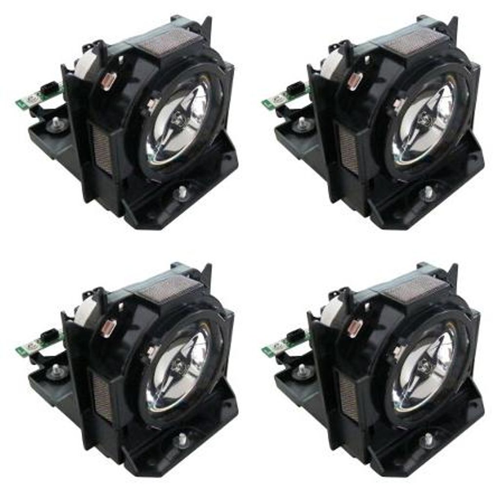 codalux Beamerlampe für PANASONIC ET-LAD12KF, ET-LAD12000F (4 LAMPS SET) verkauft und für Lampe mit Gehäuse
