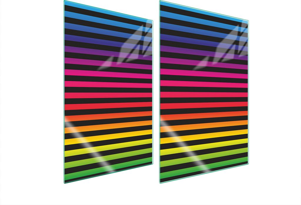 Glasschutzplatte Für Küche 2X35X52 Farbe