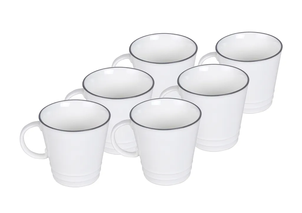Set Regalo 6 Tazze Vintage 350ml Nostalgie | Idea Originale Casa