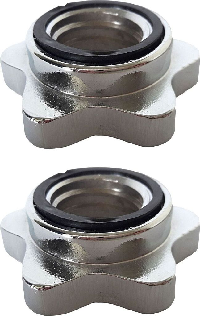 Best Sporting Sternverschluss für Hantelstangen I 1 Stück, 2 Stück oder 4 Stück I Profi Sternverschlüsse für Hantelstangen mit 30/31 mm I lei...