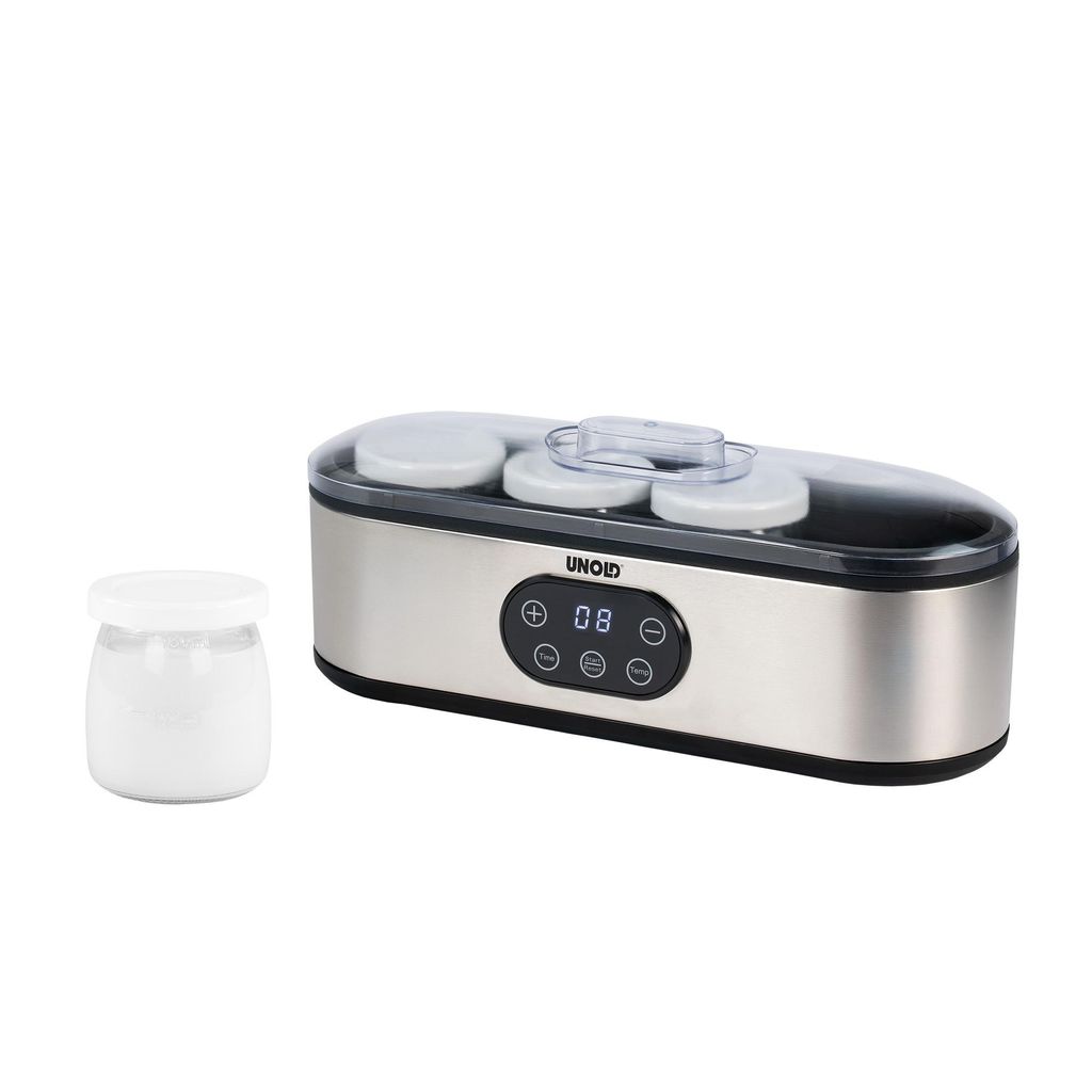 Unold 38726 yoghurtmaker JOGI, 120 W, 0,72 liter, roestvrij Productafbeelding 