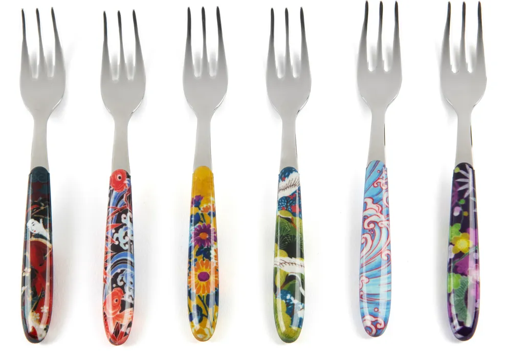 Set Posate Excelsa Kimono Acciaio Multicolor | Stile Jap Moderno