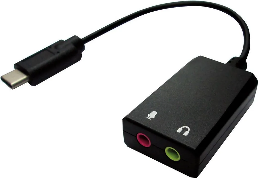Cavo Audio VALUE USB-C Maschio a 2 Femmine 3,5mm | Robusto 13cm