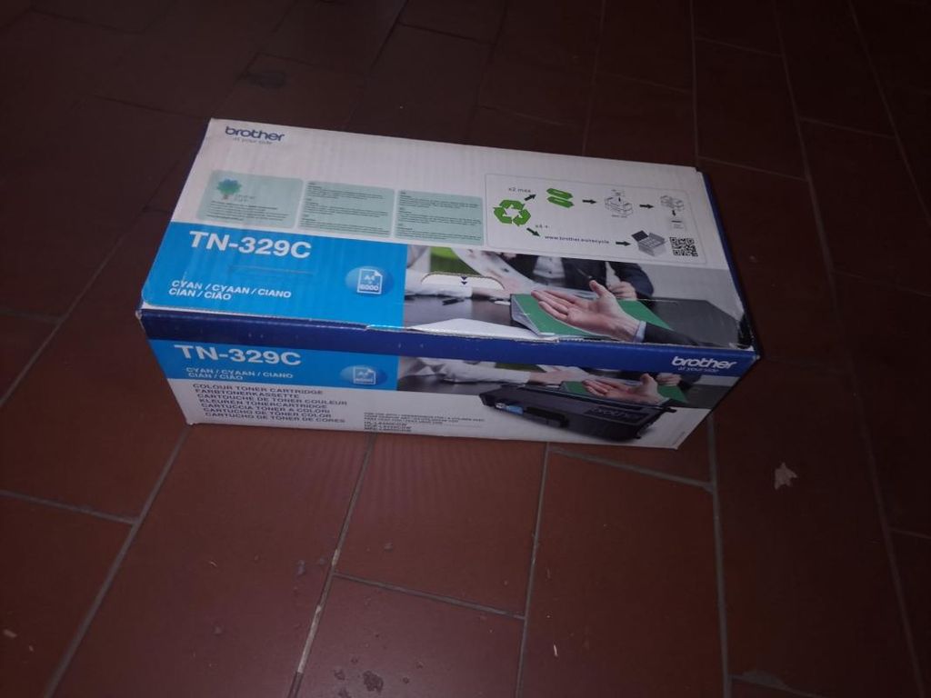 Brother TN-329C, 6000 Seiten, Cyan, 1 Stück(e) Produktbild 
