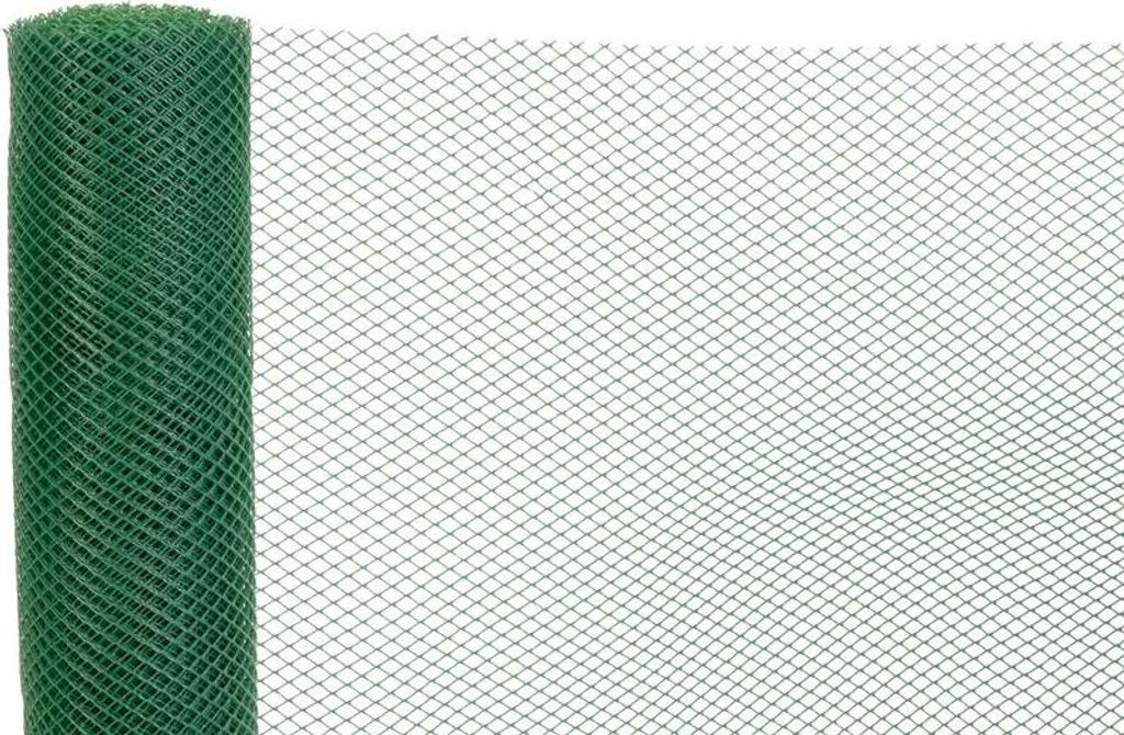 Geflecht ECONOMY 3, 1000/10x10 mm, sechseckiges Muster, 300g/m2, grün, Vollkunststoff, Packung 10 m