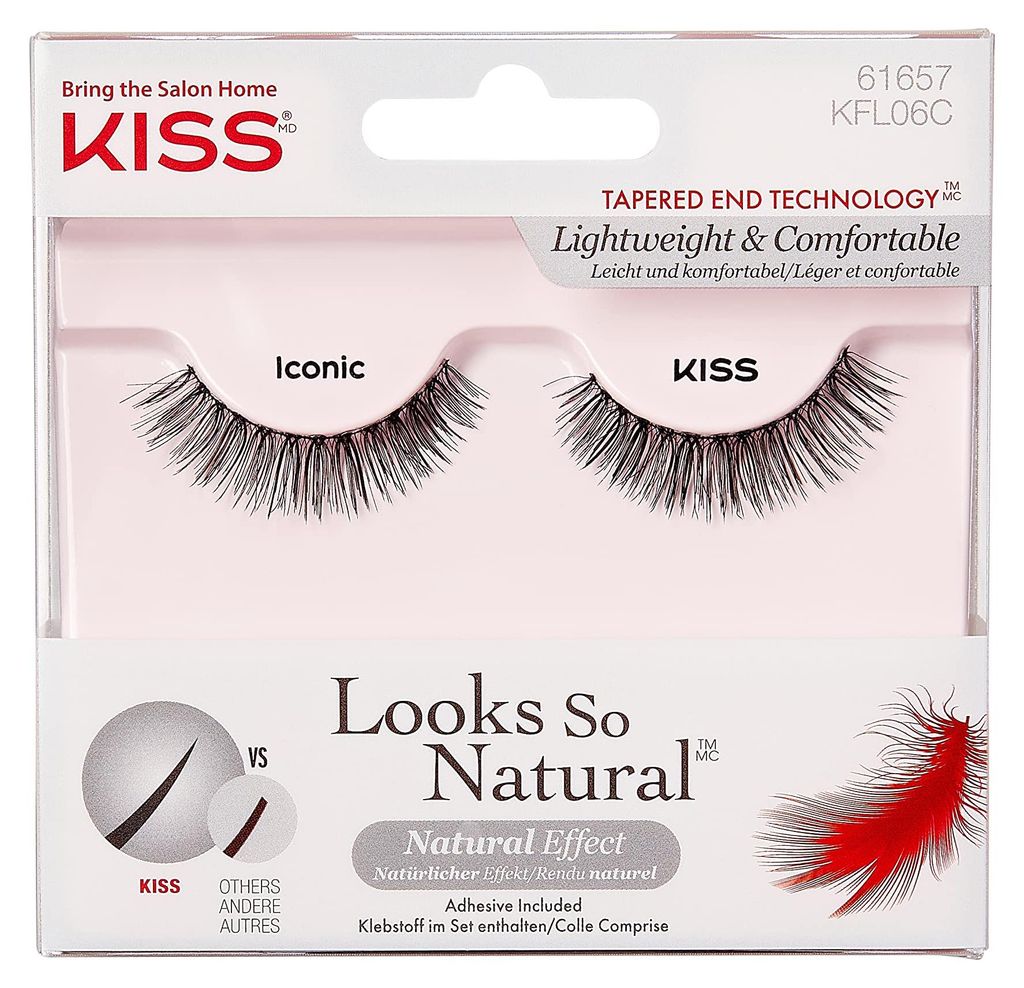 Kiss My Face - Pestañas "Looks So Natural" (1 par) - Imagen del producto 