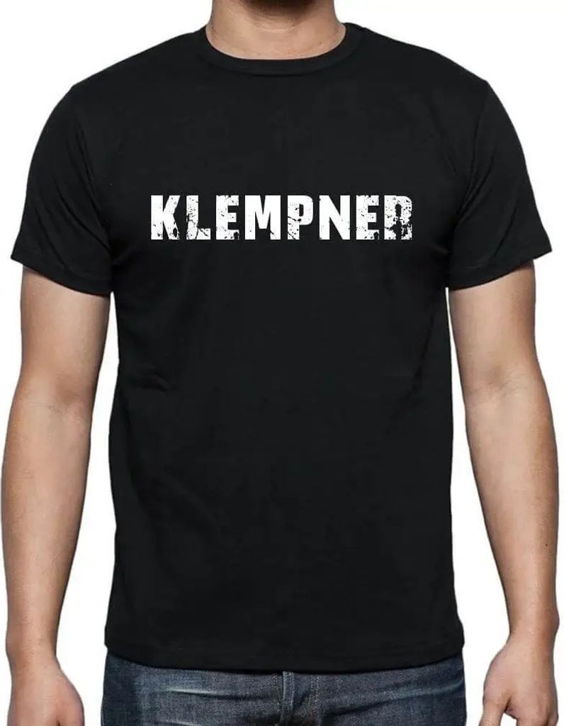 Herren Grafik T-Shirt Klempner Öko-Verantwortlich Vintage Jahrgang Kurzarm Lustige Druck Geburtstag Geschenk Mann