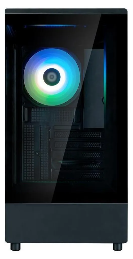 Boîtier PC gaming Zalman P10 Noir au format compact pour configuration Micro-ATX