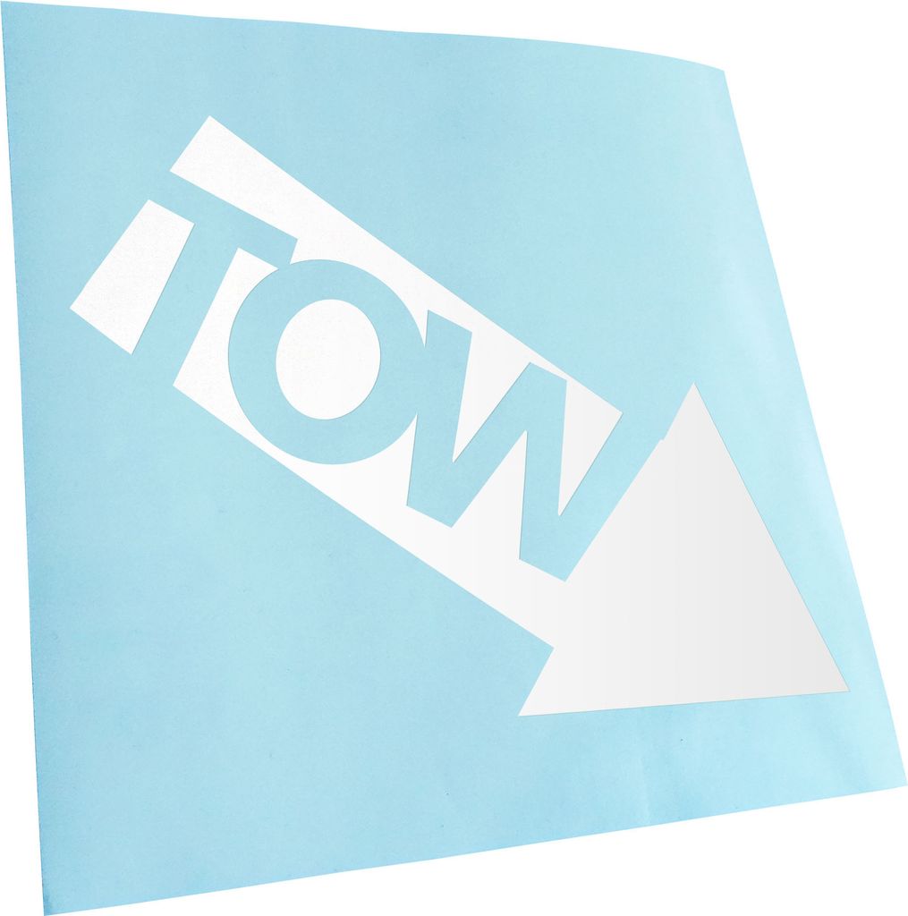 hauptsachebeklebt Kiwistar - Autoaufkleber - Tow - abschleppen - Auto - Car Heckscheibe - Aufkleber für Auto Kfz Fahrrad, LKW, Truck Mofa