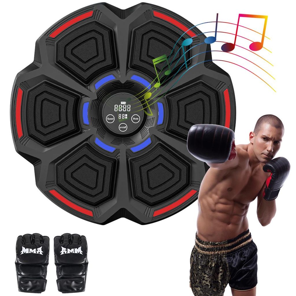 Bluetooth Boxautomat mit Wandmontage, Modusanpassung, Boxhandschuhe für Heimfitness