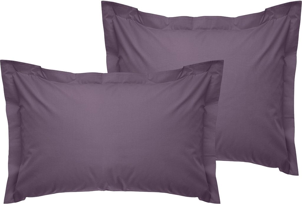 L'Essentiel Linge de Maison, Tonne Mixte - Maro, Oxford-Kissenbezug-Set (2-teilig) (DE), 100 % BAUMWOLLE RANFORCE, Staubige Rose, 80 x 80+5 cm
