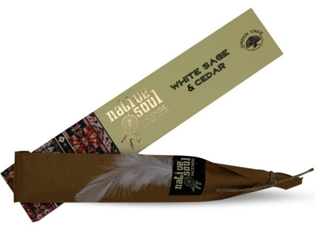 Bâtonnets d'encens Green Tree Native Soul « White Sage & Image du produit 