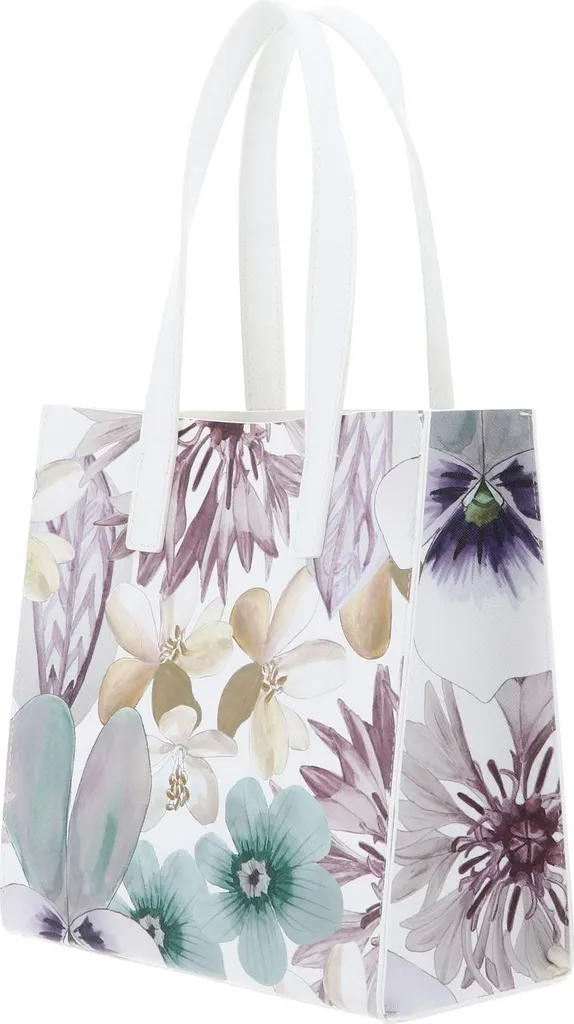 Sac à main Ted Baker cabas blanc imprimé fleurs à deux anses