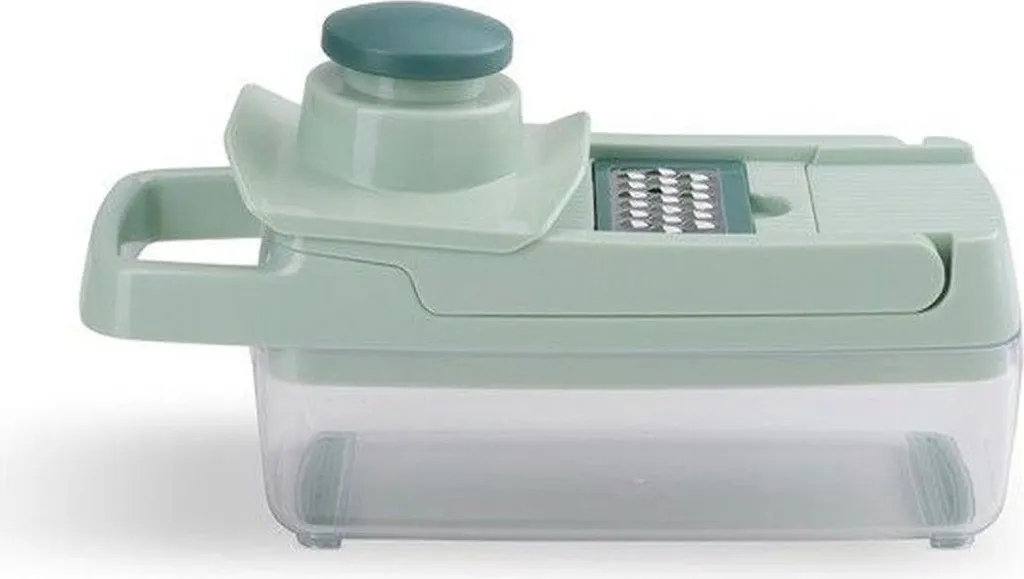 Livoo MEN435 Mandolina 8 Lame: Affettaverdure Multifunzione con Contenitore - 3