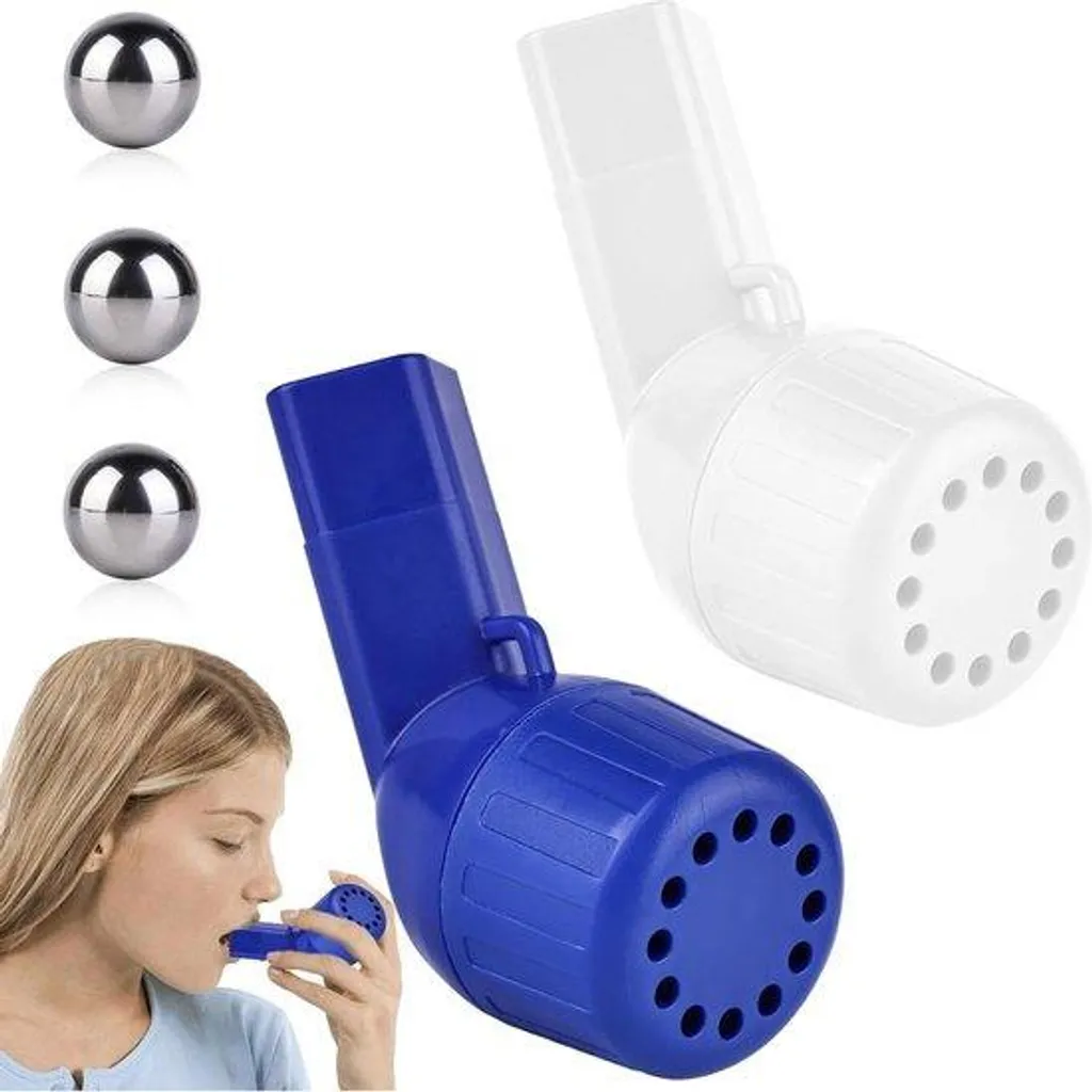 Billes d'acier respiratoires haute densité bleu blanc nettoyage poumon
