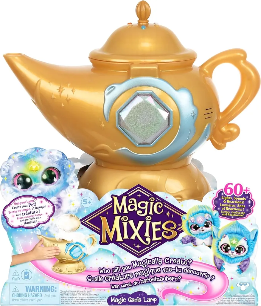 Jouet Interactif Magic Mixies Lampe Magique Bleue pour Enfant de 5 Ans