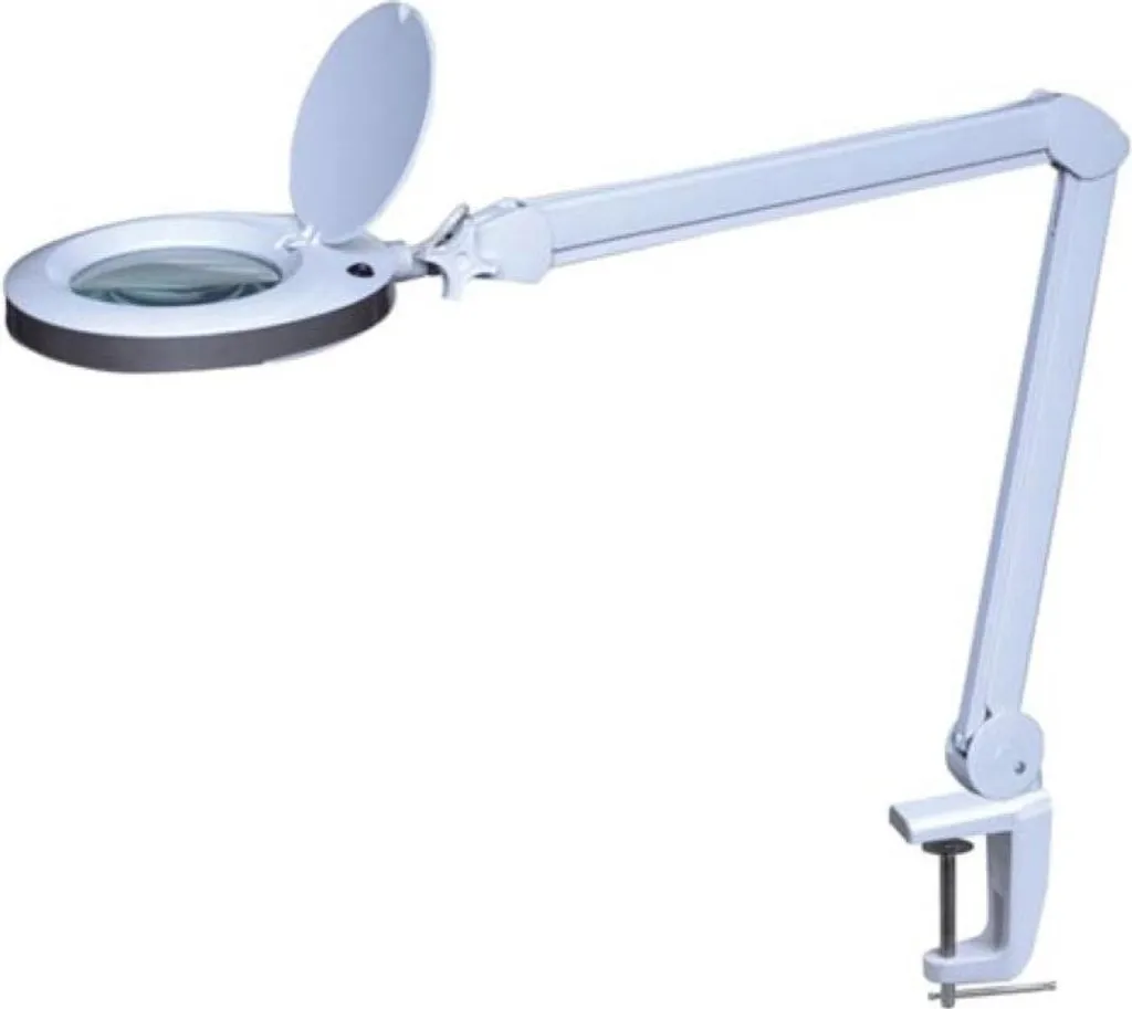 Lampe loupe de table à LED pour esthétique et lecture 8 dioptries 8W