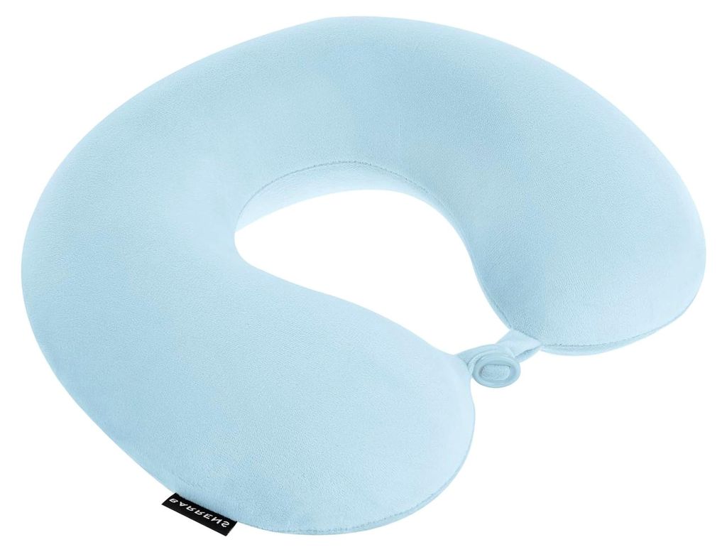 Memory Foam Reisekissen | 31x9x28 cm | Leichtes, bequemes Nackenkissen | Kleines Kissen für Reisen im Auto, Flugzeug, Zug, Hotel und Camping (AP03...