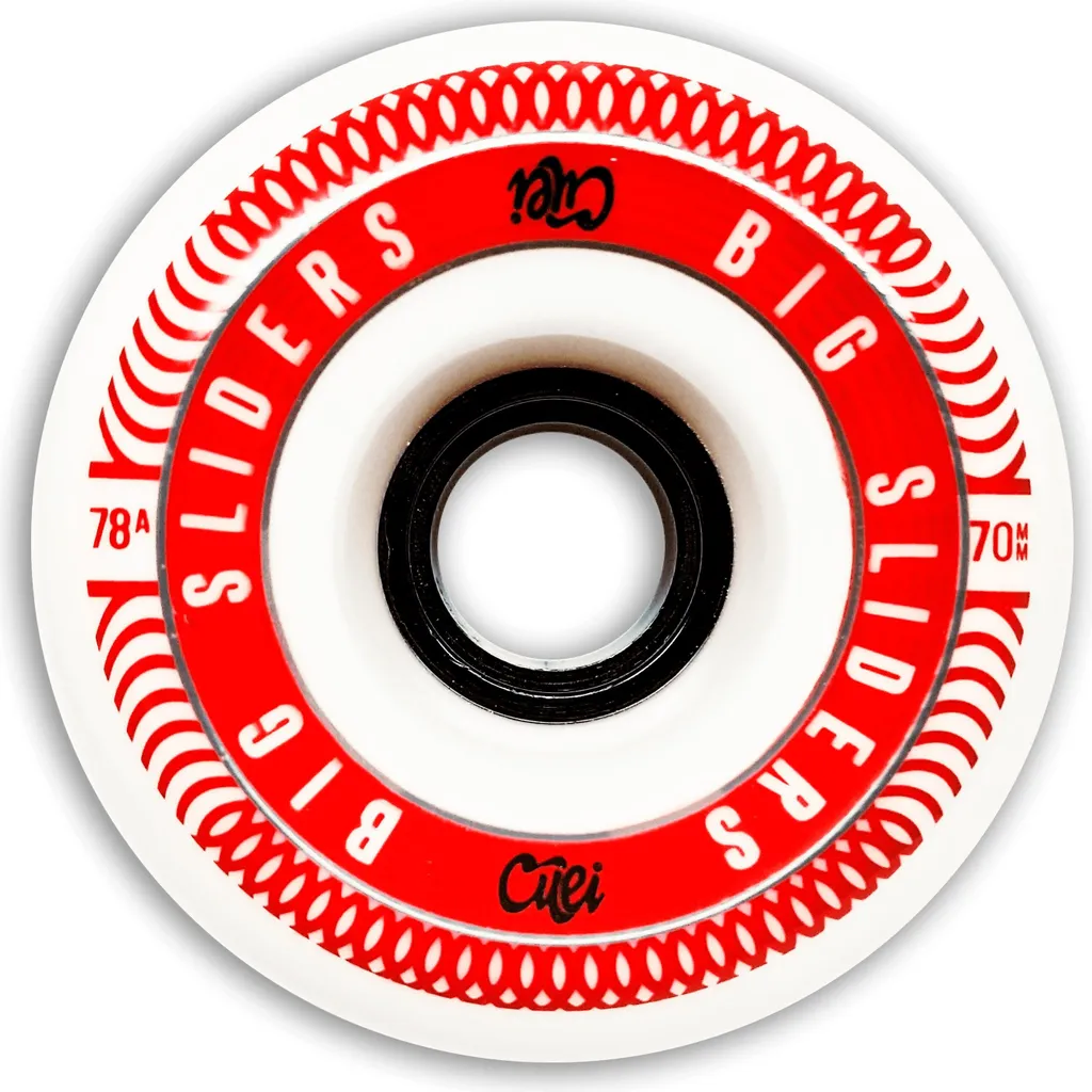 Roues de Skate Silencieuses Cuei Wheels 70mm 78a contre Vibrations