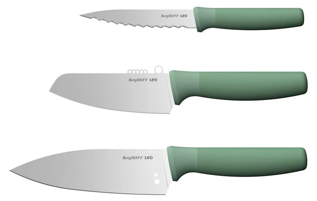 Offerta Set 3 Coltelli BergHOFF 3950529 Forest Acciaio Prezzo - 2