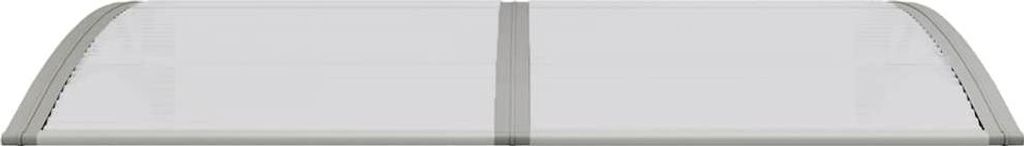 vidaXL Dveřní stříška šedá 150x75 cm polykarbonátová Obrázek produktu 