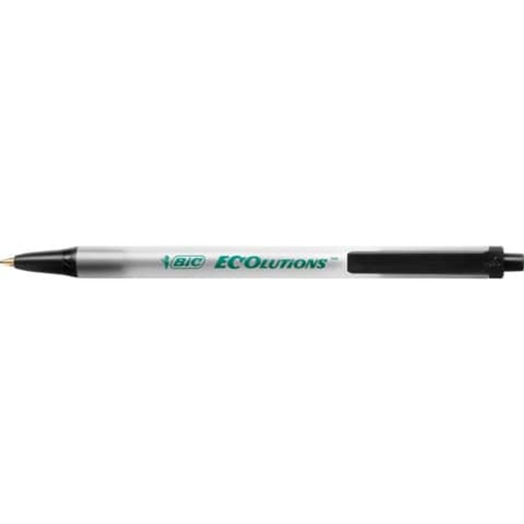 BIC Druckkugelschreiber ECOlutions Clic Stic schwarz Produktbild 