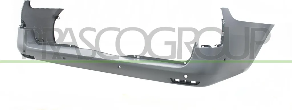 Bouclier arrière pour Mercedes Vito W447 noir apprêté Prasco ME9121081