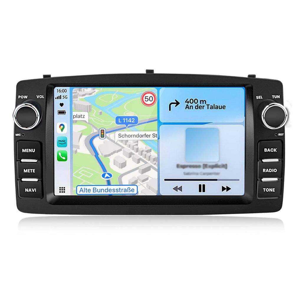 Autoradio sans fil pour Toyota Corolla Altis E120 E130 avec Image du produit 