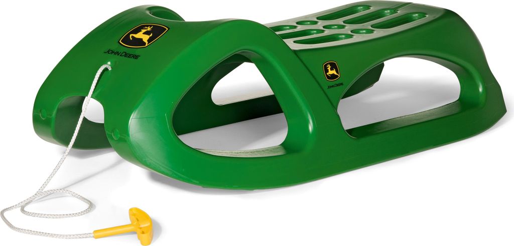 rolly toys SnowCruiser John Deere hohl geblasener Schlitten Produktbild 