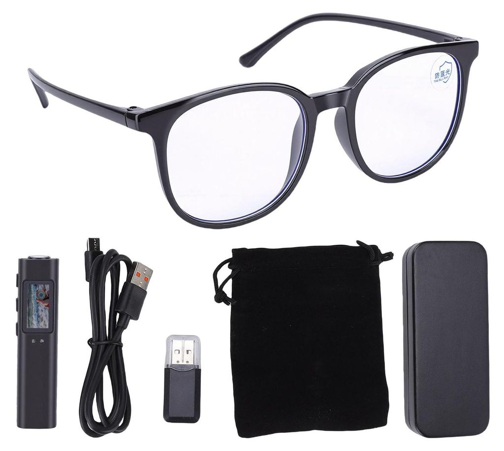 2,7K HD-Kamera-Brille WiFi 110 Grad Weitwinkel 12 MP Produktbild 