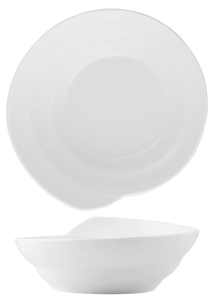 H&h Salatschüssel Porzellan 26,5cm weiß