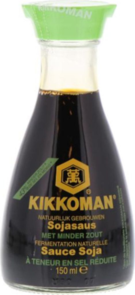 KIKKOMAN Sos sojowy o obniżonej zawartości soli 150ml | Zdjęcie produktu 