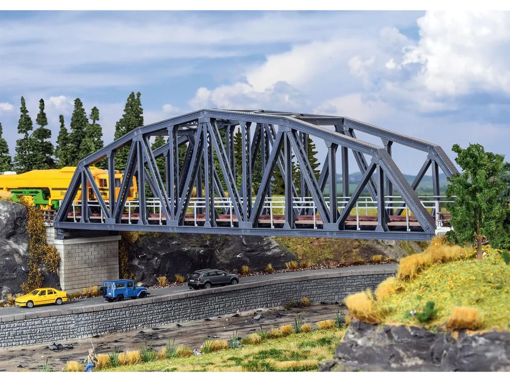 Pont en arc pour passage de voie ferrée H0 Kibri 39700 décor de modélisme