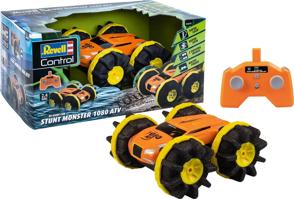 Quad télécommandé Revell Stunt Monster 1080 pour cascades et tout-terrain