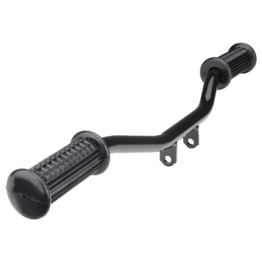 Fußrastenrohr Fußrastenstange schwarz mit Gummi für Zündapp GTS KS C 50 517 529