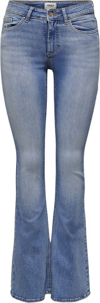 Only Blush Mid Flared Jeans Damen